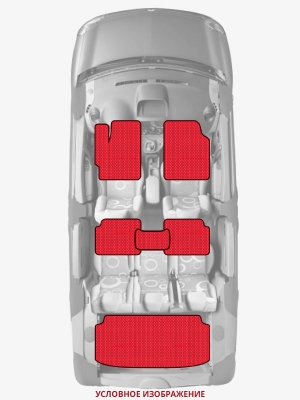 ЭВА коврики «Queen Lux» комплект для Volkswagen Passat CC